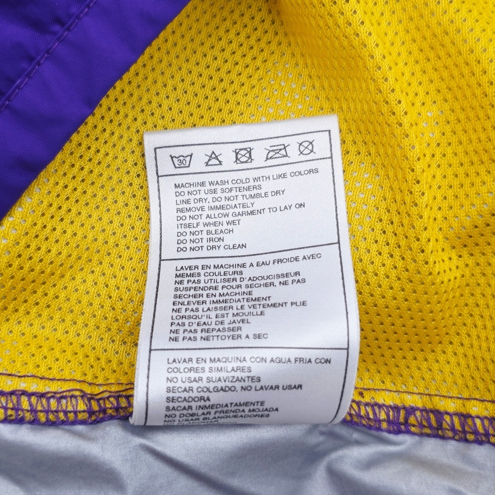 Nike Team LSU Tigers Windbreaker Pullover Mens XL Purple Center Swoosh - Picture 13 of 13